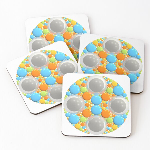 Item preview, Brightly Colored Spheroids with Reflections designed and sold by Deekayare.