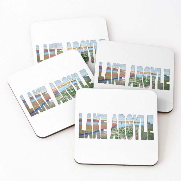 Item preview, LAKE ARGYLE - Western Australia Caravan Park Sunset Glow designed and sold by Adam Gormley.