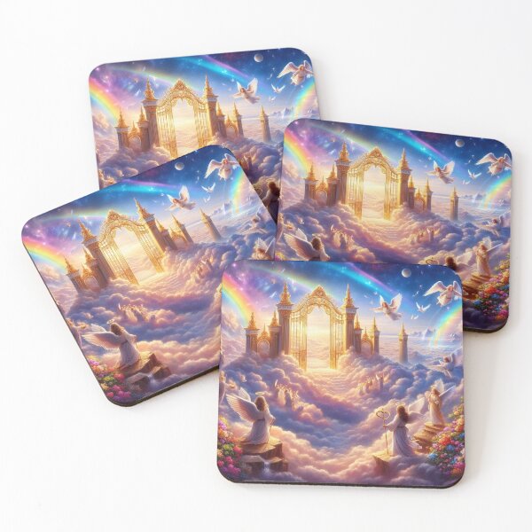 Item preview, A view of Heavens Golden Gates designed and sold by JesusClub.
