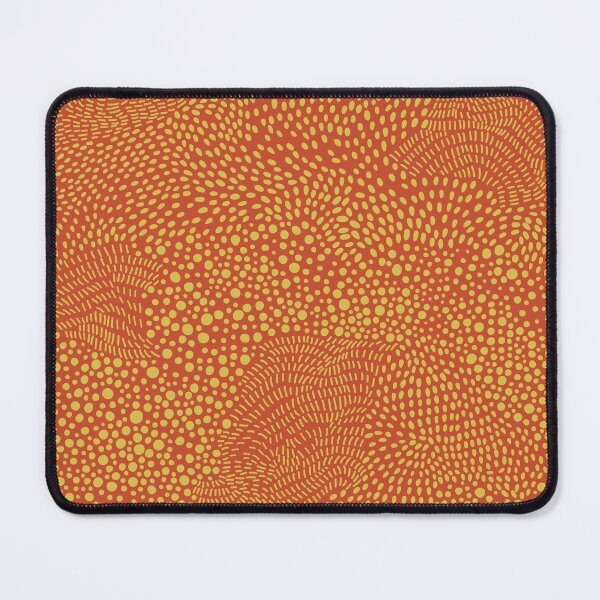 Item preview, Orange Yellow Swirling Dot Pattern designed and sold by BONBcreative.