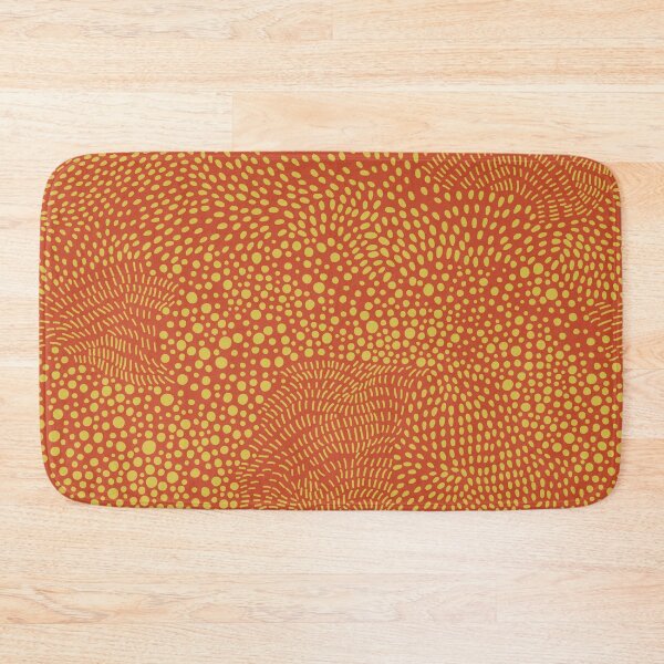 Item preview, Orange Yellow Swirling Dot Pattern designed and sold by BONBcreative.