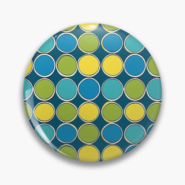 Item preview, Colorful Retro Circle Pattern - Mid-Century Modern Geometric Design designed and sold by CognitiveShift.