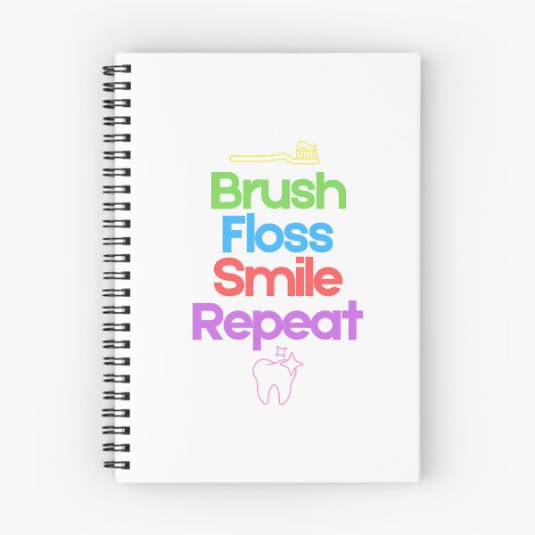 Item preview, Brush Floss Smile Repeat designed and sold by e-kamil-lopez.