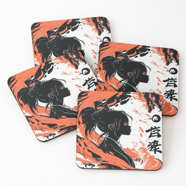 Item preview, Phoenix Flame: A Witch's Fiery Guardian 黒い魔法使い designed and sold by PrintsByFrank.