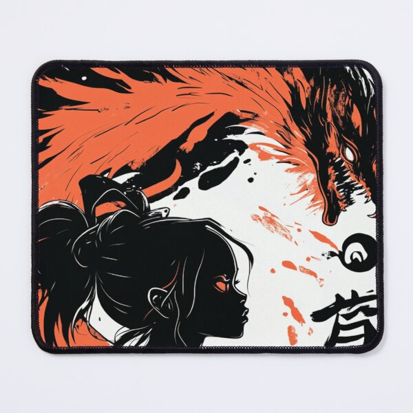 Item preview, Phoenix Flame: A Witch's Fiery Guardian 黒い魔法使い designed and sold by PrintsByFrank.