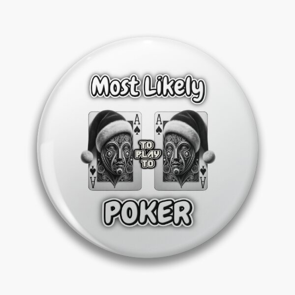 Item preview, Most Likely To Play Poker Christmas Matching Family Funny Santa's Hat Poker Card designed and sold by Creat-Des.