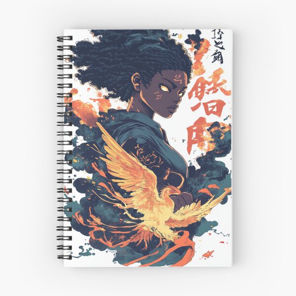 Item preview, Phoenix Flame: A Witch's Fiery Guardian 黒い魔法使い designed and sold by PrintsByFrank.