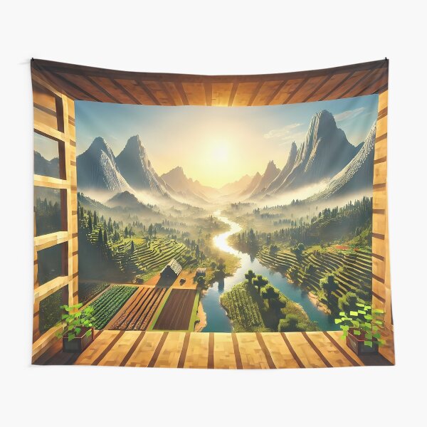 Item preview, Window to another minecraft dimension ( summer ) designed and sold by Psychacharm.