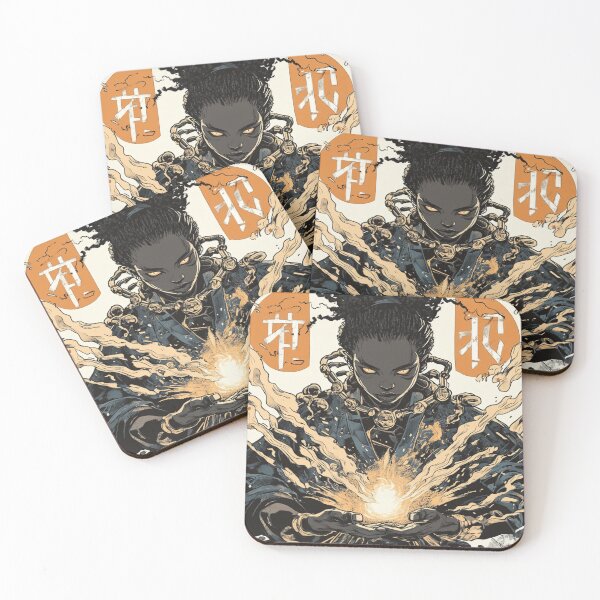 Item preview, Phoenix Flame: A Witch's Fiery Guardian 黒い魔法使い designed and sold by PrintsByFrank.