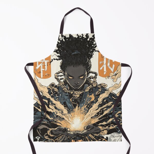 Item preview, Phoenix Flame: A Witch's Fiery Guardian 黒い魔法使い designed and sold by PrintsByFrank.