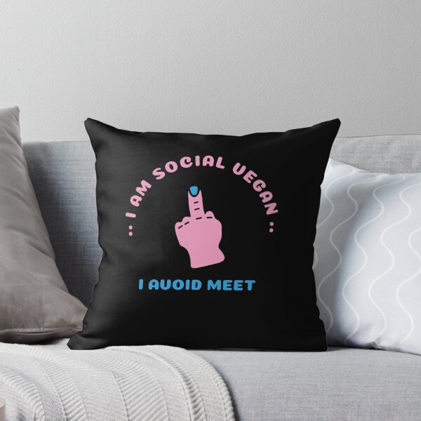 Item preview, Social Vegan I Avoid Meet designed and sold by dudelinart.