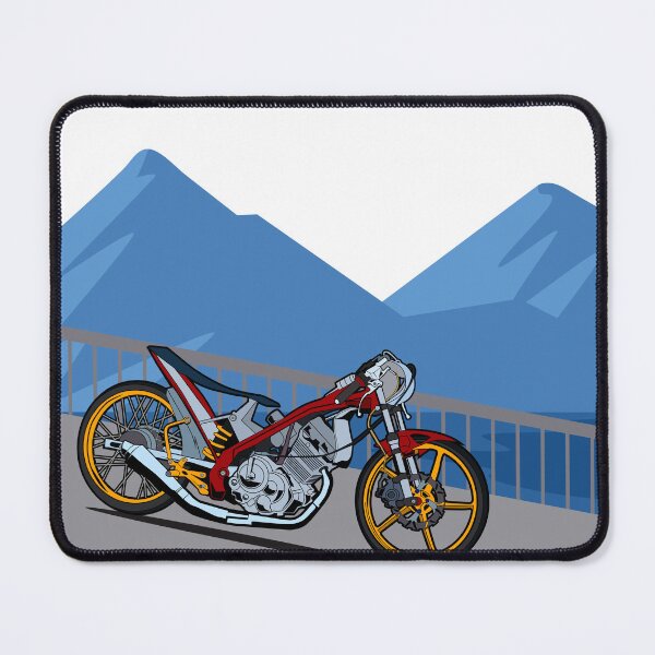 Item preview, Drag Bike Design Free Vector designed and sold by andriassaputro.