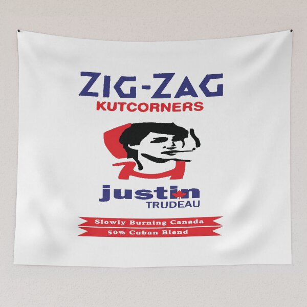 Item preview, Trudeau en zigzag designed and sold by amyjoy1976.