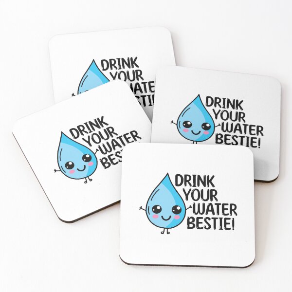 Item preview, Drink Your Water Bestie designed and sold by ArtByChoosy.