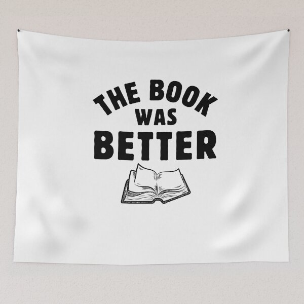 Item preview, The Book Was Better Reader life Gift Literature Book Fan designed and sold by MouDantArts.