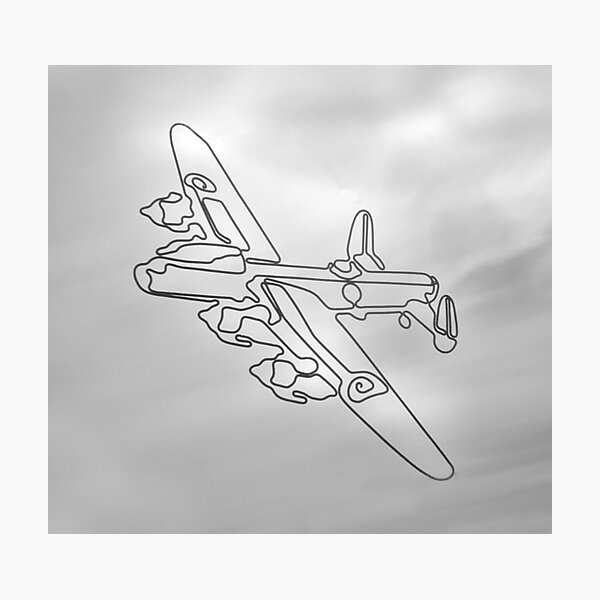 Avro Lancaster WW2 heavy bomber Photographic Print