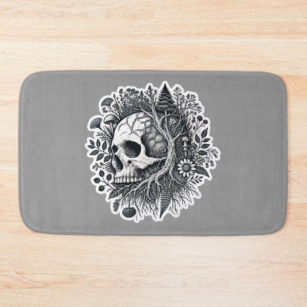 Item preview, Skull in Overgrown Field designed and sold by PinUpPizzazz.