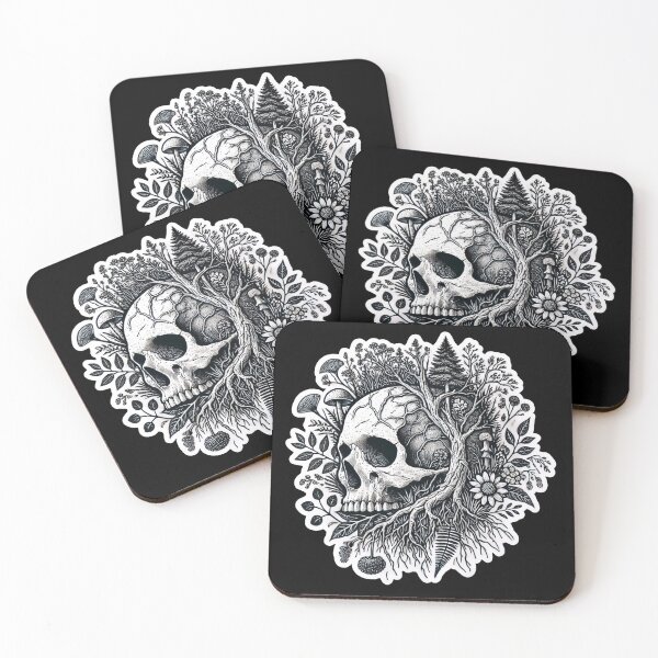 Item preview, Skull in Overgrown Field designed and sold by PinUpPizzazz.