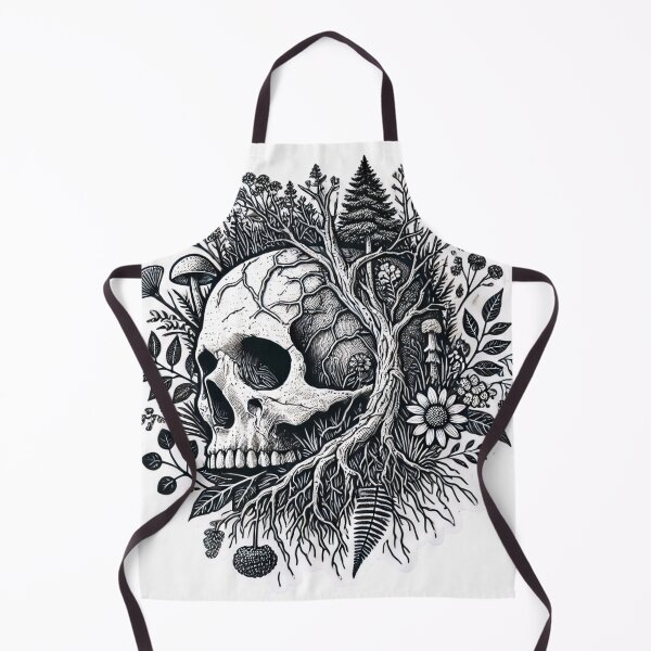 Item preview, Skull in Overgrown Field designed and sold by PinUpPizzazz.