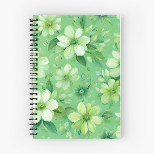 Item preview, Green Floral Peaceful Pattern designed and sold by Ninjakandy.