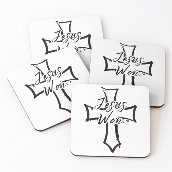 Item preview, Jesus Won in the cross, christian cross designed and sold by MoriaStore.