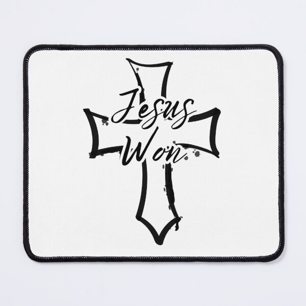 Item preview, Jesus Won in the cross, christian cross designed and sold by MoriaStore.