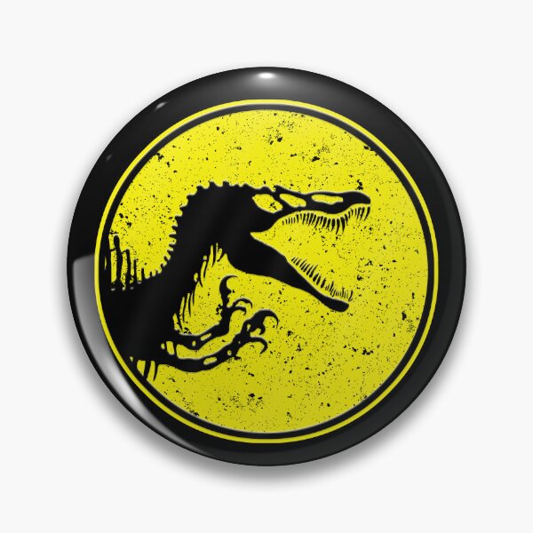 Item preview, spinosaurus logo yellow vintage  designed and sold by Blck-Acid-Devil.