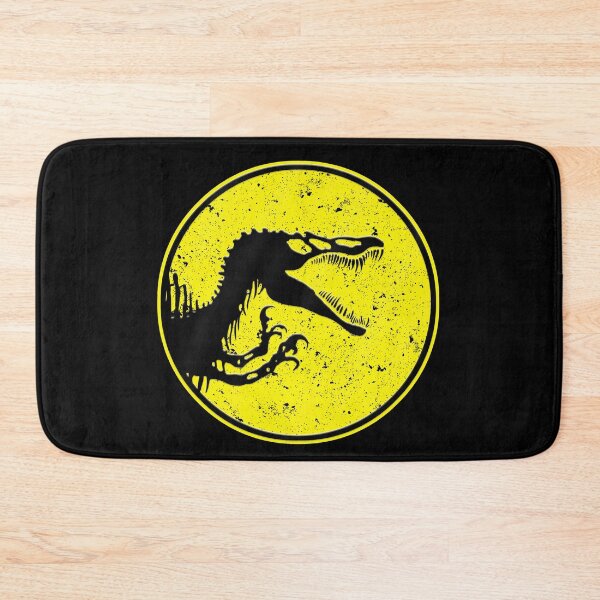 Item preview, spinosaurus logo yellow vintage  designed and sold by Blck-Acid-Devil.