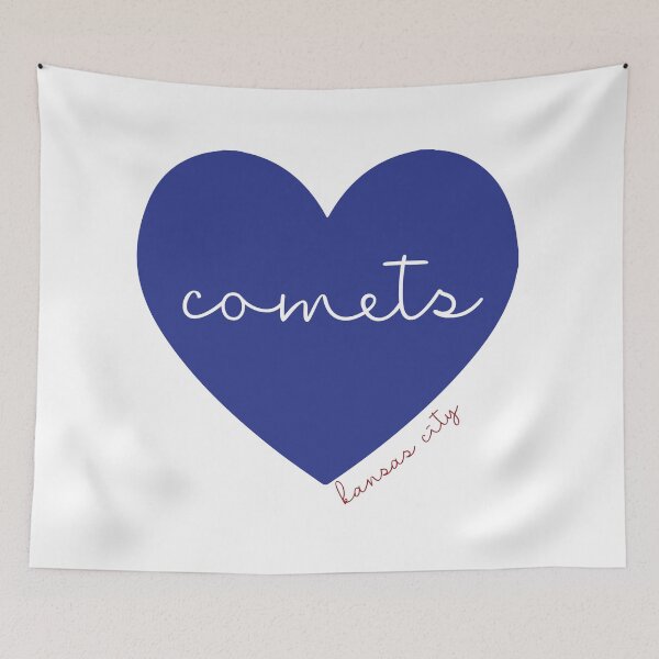 Item preview, Comets in Blue Heart designed and sold by calliew1217.