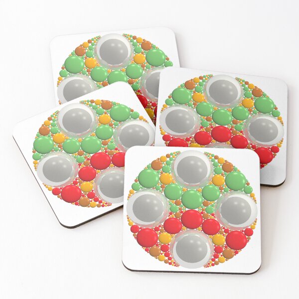 Item preview, Chirstmas Colored Spheroids with Reflections designed and sold by Deekayare.