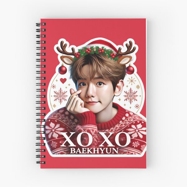 Item preview, Baekhyun Holiday Sticker | XOXO Festive Collectible for EXO-Ls designed and sold by DEEPDesignsART.