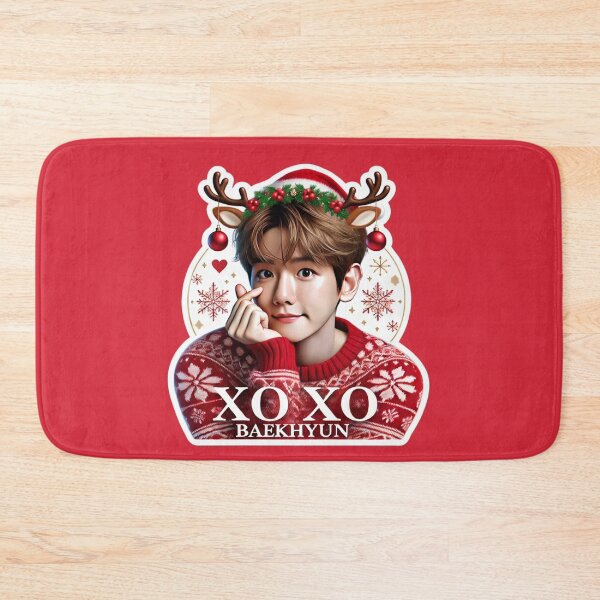 Item preview, Baekhyun Holiday Sticker | XOXO Festive Collectible for EXO-Ls designed and sold by DEEPDesignsART.