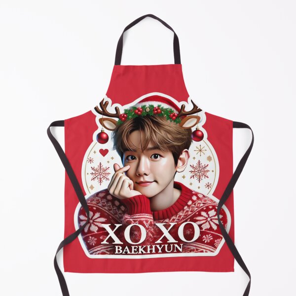 Item preview, Baekhyun Holiday Sticker | XOXO Festive Collectible for EXO-Ls designed and sold by DEEPDesignsART.
