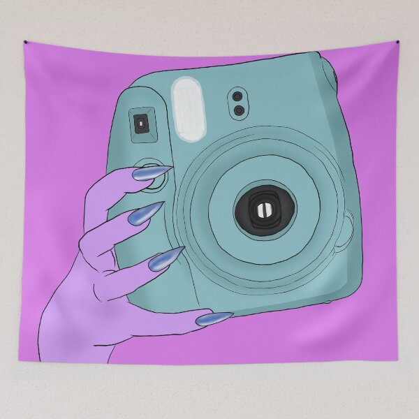 Item preview, Blue camera designed and sold by alienrabbit.