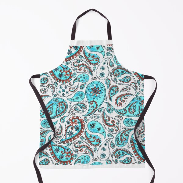 Item preview, Vivid paisley (white background) designed and sold by NaomiAuDesigns.