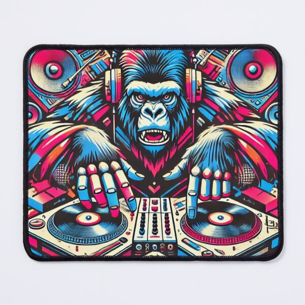 Item preview, Chaotic Beats Gorilla DJ designed and sold by LizzyLooDoo Designs.