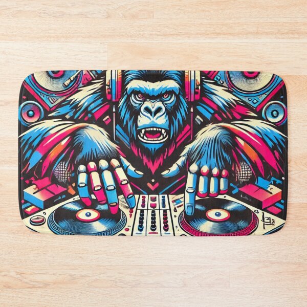 Item preview, Chaotic Beats Gorilla DJ designed and sold by LizzyLooDoo Designs.