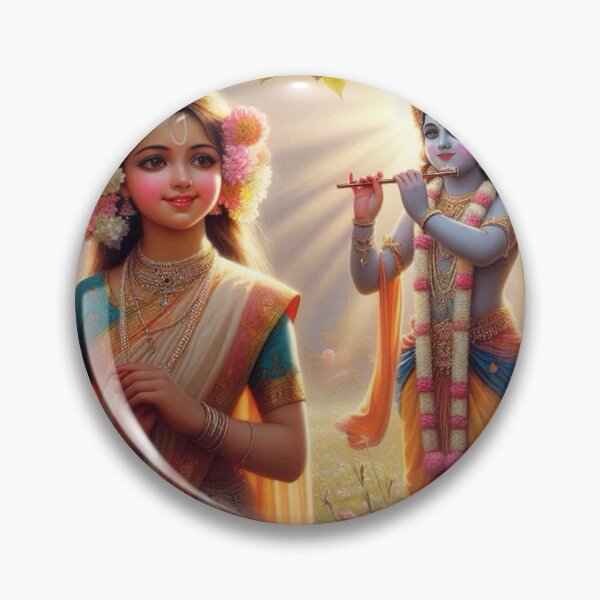 Item preview, Krishna and Radha designed and sold by AngeliqueArt.