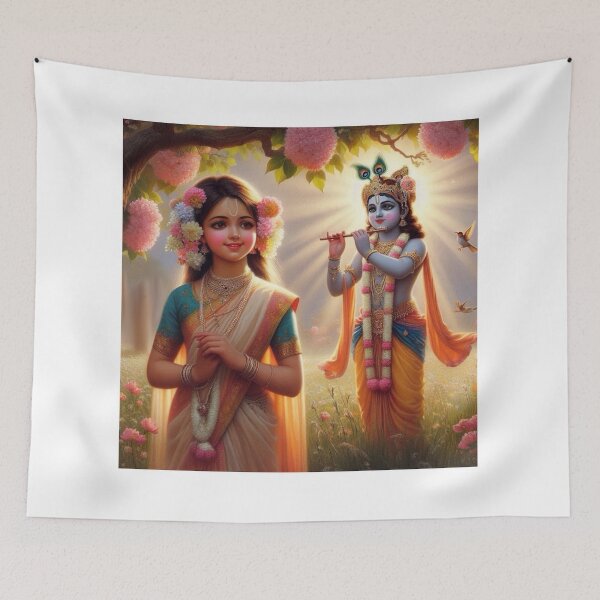 Item preview, Krishna and Radha designed and sold by AngeliqueArt.