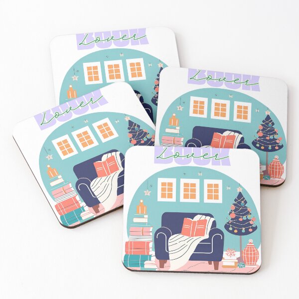 Item preview, book lover on christmas designed and sold by HAPPICHEST.