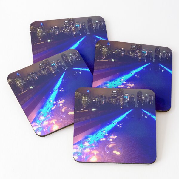 Item preview, USA - NY - glow of NYC from a rooftop designed and sold by renprovo.
