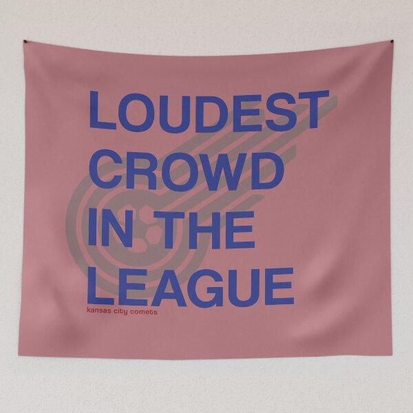 Item preview, Loudest Crowd in the League Blue designed and sold by calliew1217.