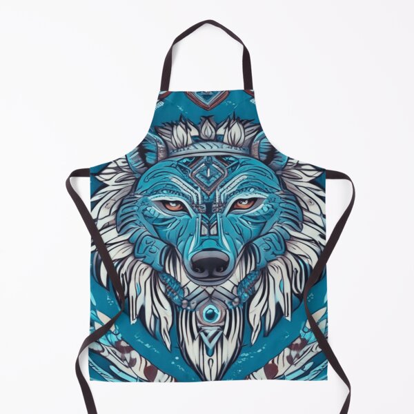 Item preview, TRIBAL SPIRIT WOLF NATIVE AMERICAN designed and sold by The Pink Rebel.