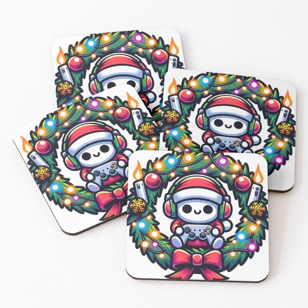 Item preview, Gamer Christmas Wreath – Festive Gaming Charm designed and sold by NSB-Design.