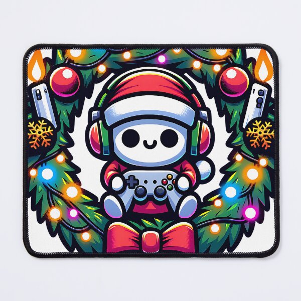 Item preview, Gamer Christmas Wreath – Festive Gaming Charm designed and sold by NSB-Design.