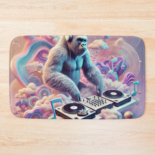 Item preview, Surreal Soundscape Gorilla DJ designed and sold by LizzyLooDoo Designs.
