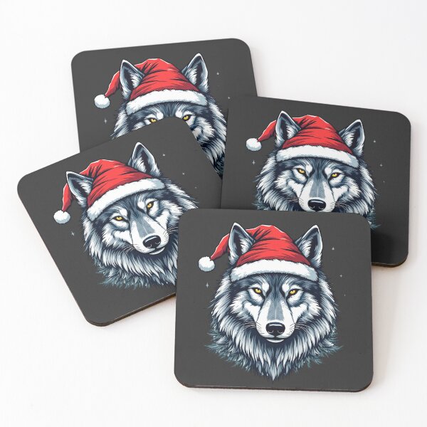Item preview, Winter's Howl: A Festive Wolf designed and sold by NightshadeWolfs.