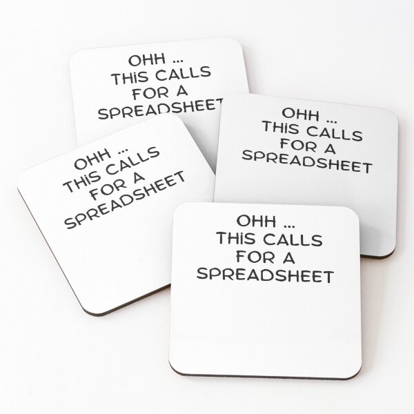Item preview, Ohh... This Calls For a spreadsheet funny Funny Accounting saying Data Entry Humor designed and sold by MouDantArts.