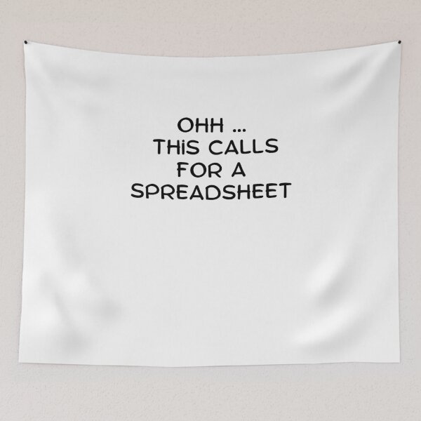 Item preview, Ohh... This Calls For a spreadsheet funny Funny Accounting saying Data Entry Humor designed and sold by MouDantArts.
