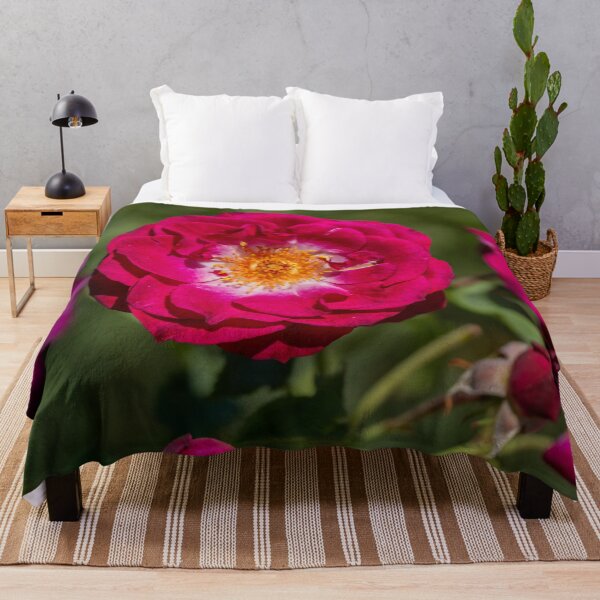 Item preview, Red Rose Bloom with Yellow Center designed and sold by SafariByMarisa.